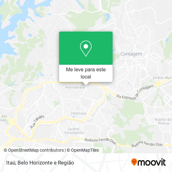Itaú mapa