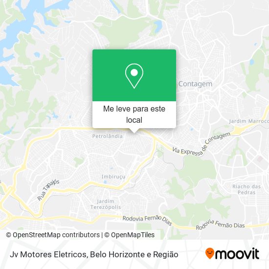 Jv Motores Eletricos mapa