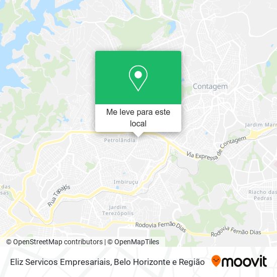 Eliz Servicos Empresariais mapa