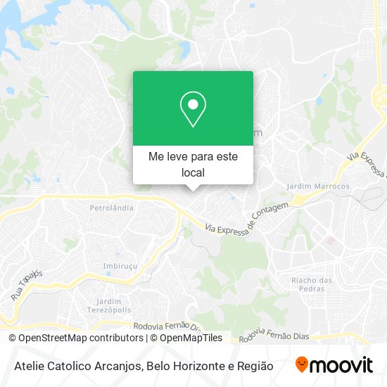 Atelie Catolico Arcanjos mapa