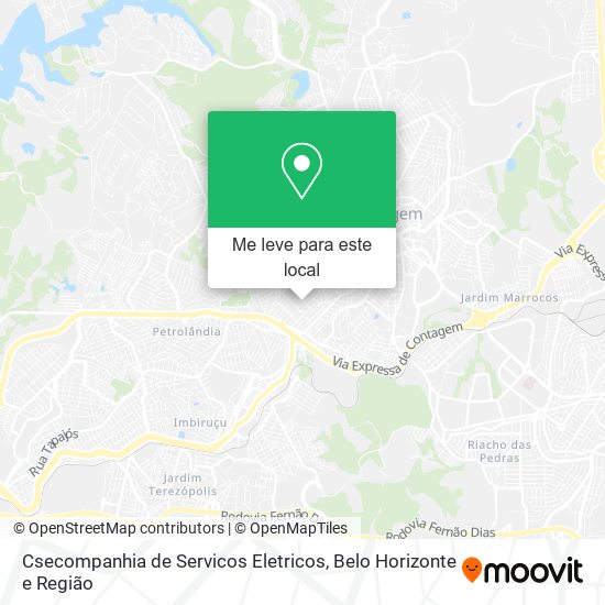 Csecompanhia de Servicos Eletricos mapa