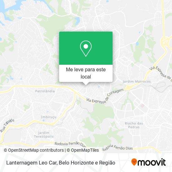 Lanternagem Leo Car mapa