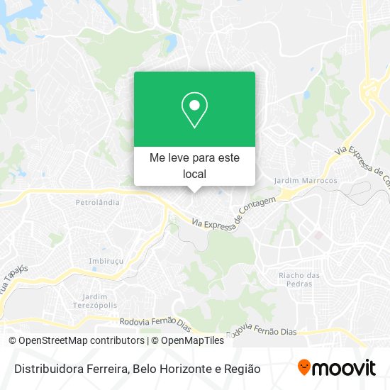 Distribuidora Ferreira mapa