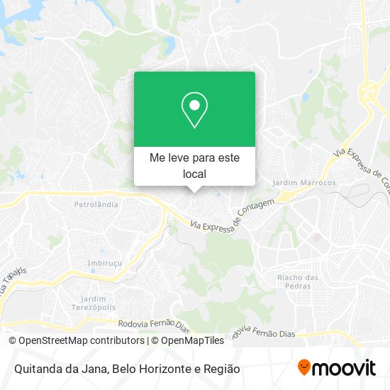 Quitanda da Jana mapa