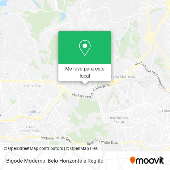 Bigode Moderno mapa