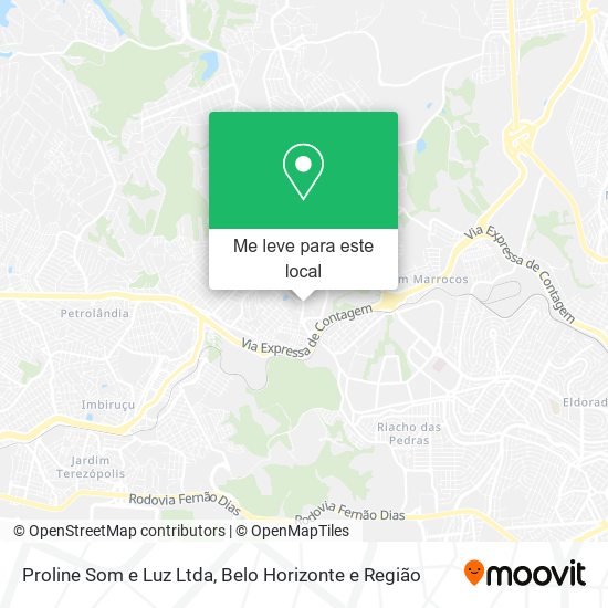 Proline Som e Luz Ltda mapa