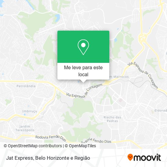 Jat Express mapa