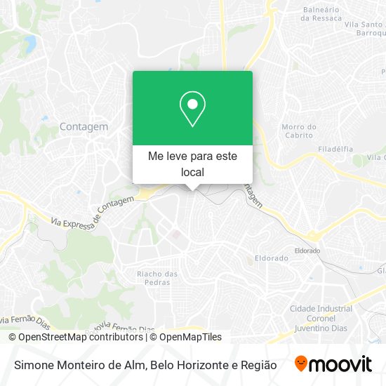 Simone Monteiro de Alm mapa