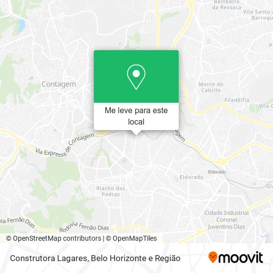 Construtora Lagares mapa