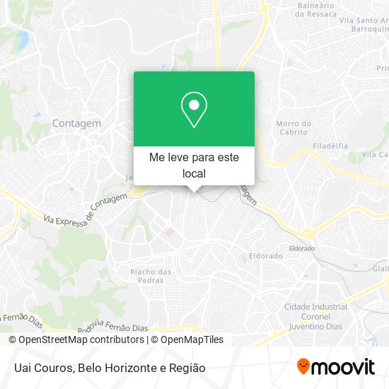 Uai Couros mapa