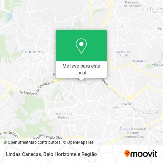 Lindas Canecas mapa