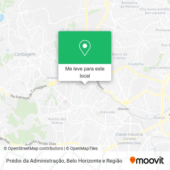Prédio da Administração mapa