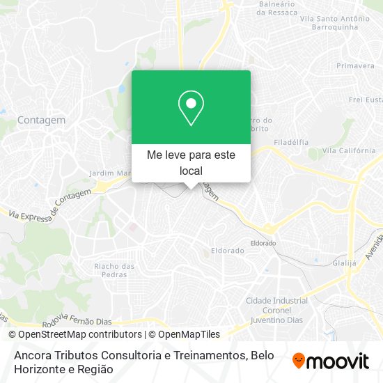 Ancora Tributos Consultoria e Treinamentos mapa