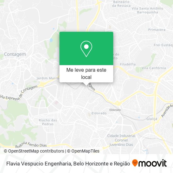 Flavia Vespucio Engenharia mapa