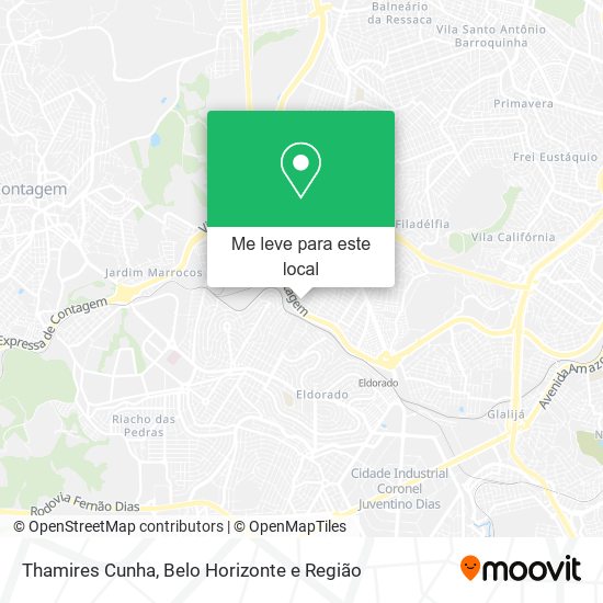 Thamires Cunha mapa