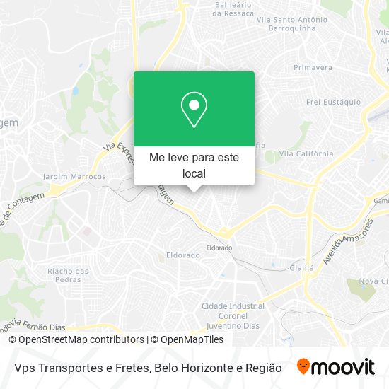 Vps Transportes e Fretes mapa