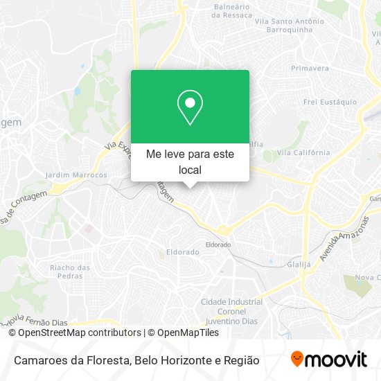 Camaroes da Floresta mapa