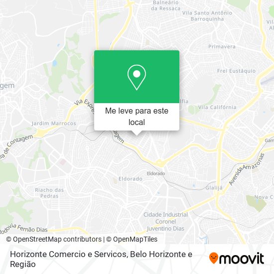 Horizonte Comercio e Servicos mapa