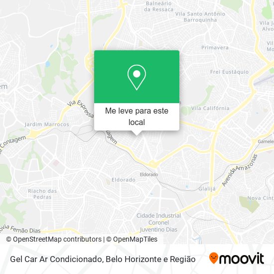 Gel Car Ar Condicionado mapa