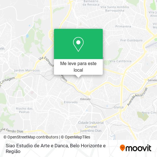 Siao Estudio de Arte e Danca mapa