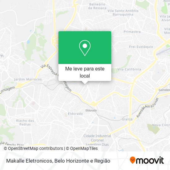 Makalle Eletronicos mapa