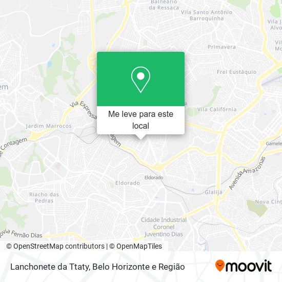 Lanchonete da Ttaty mapa