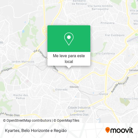 Kyartes mapa