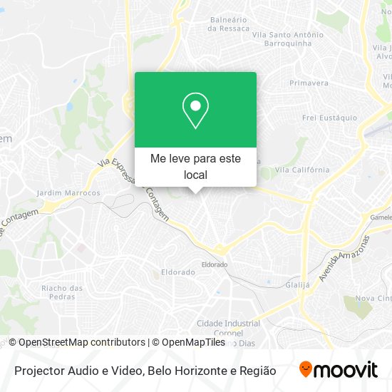 Projector Audio e Video mapa