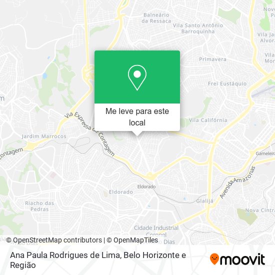 Ana Paula Rodrigues de Lima mapa
