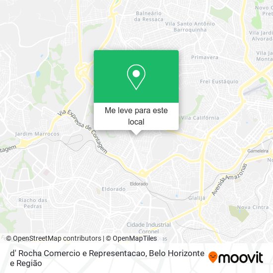 d' Rocha Comercio e Representacao mapa