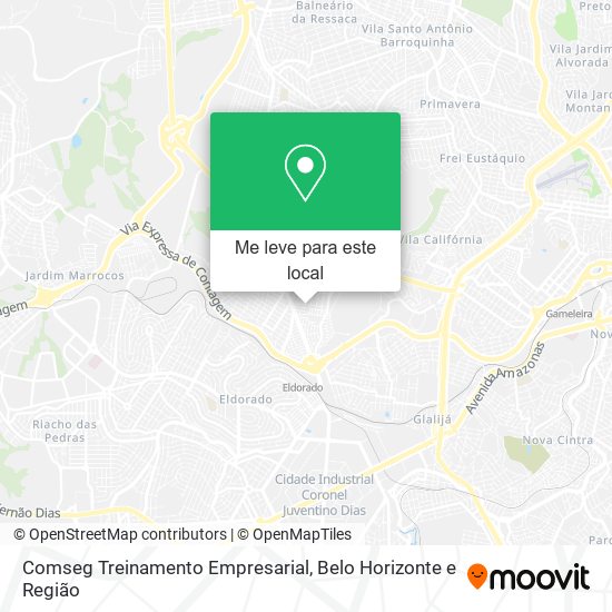 Comseg Treinamento Empresarial mapa