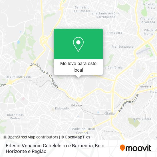 Edesio Venancio Cabeleleiro e Barbearia mapa