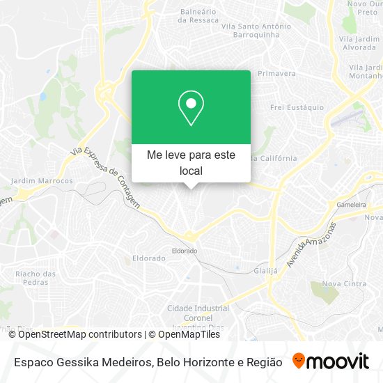 Espaco Gessika Medeiros mapa