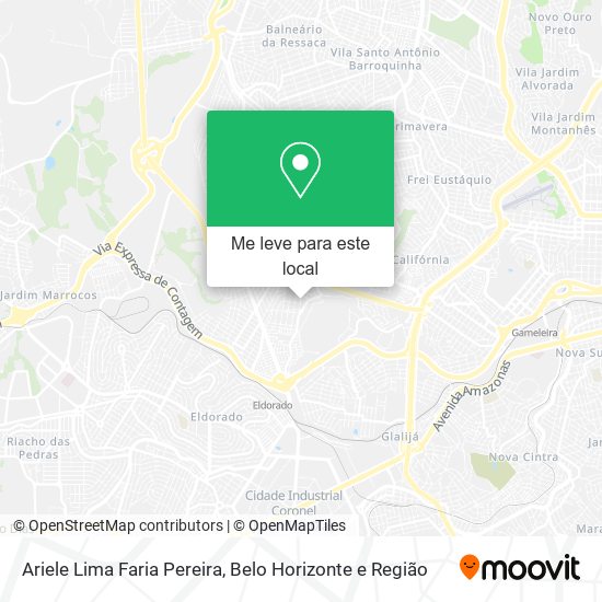 Ariele Lima Faria Pereira mapa