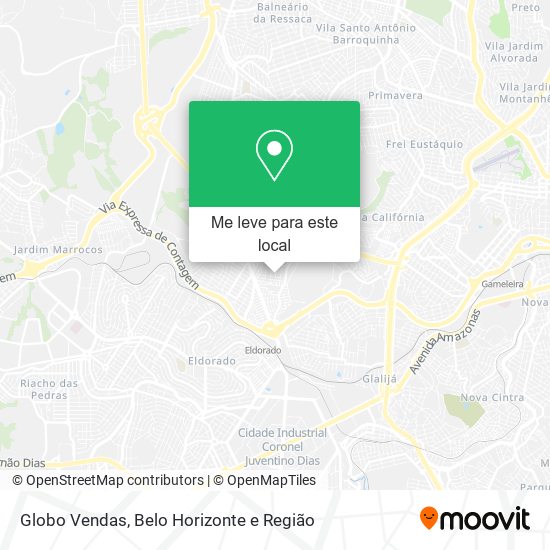 Globo Vendas mapa