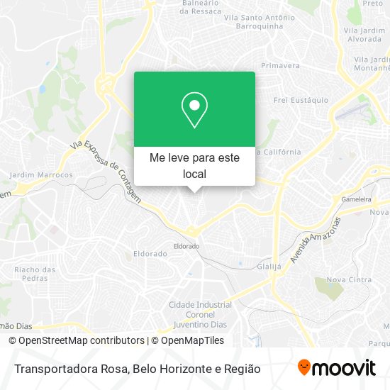Transportadora Rosa mapa