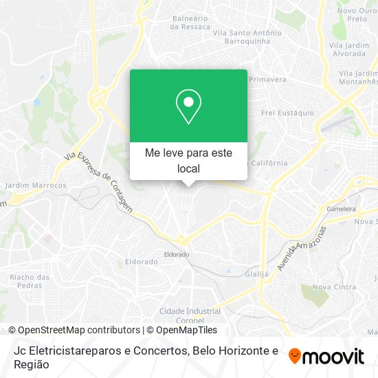 Jc Eletricistareparos e Concertos mapa