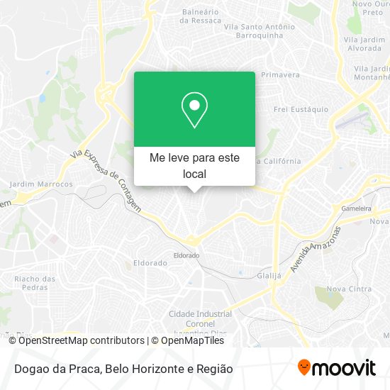 Dogao da Praca mapa