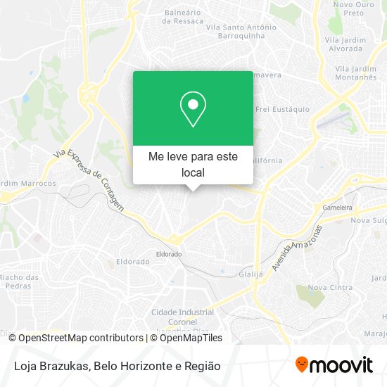 Loja Brazukas mapa