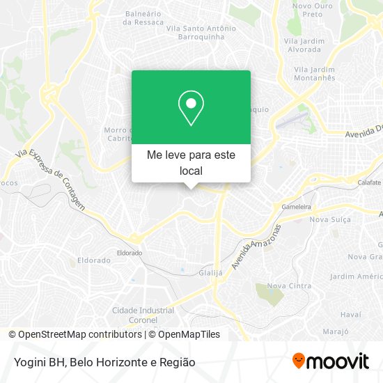 Yogini BH mapa