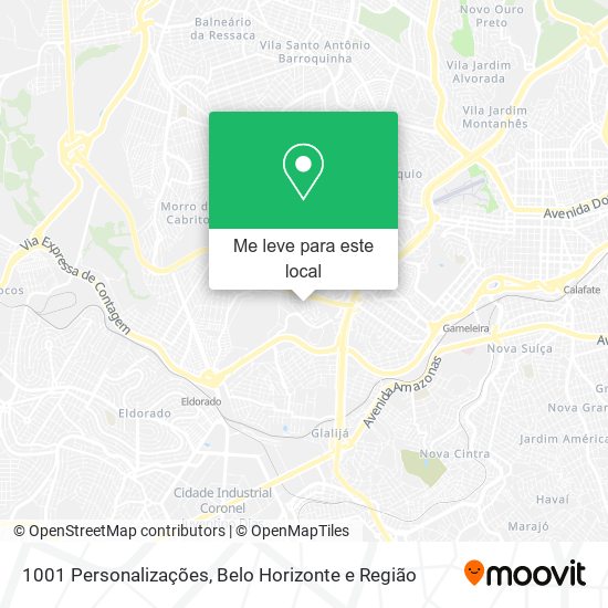 1001 Personalizações mapa