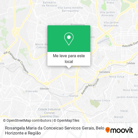 Rosangela Maria da Conceicao Servicos Gerais mapa