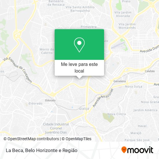 La Beca mapa