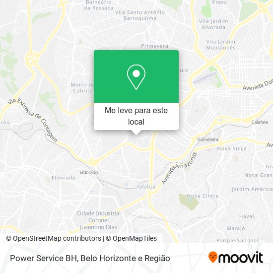 Power Service BH mapa