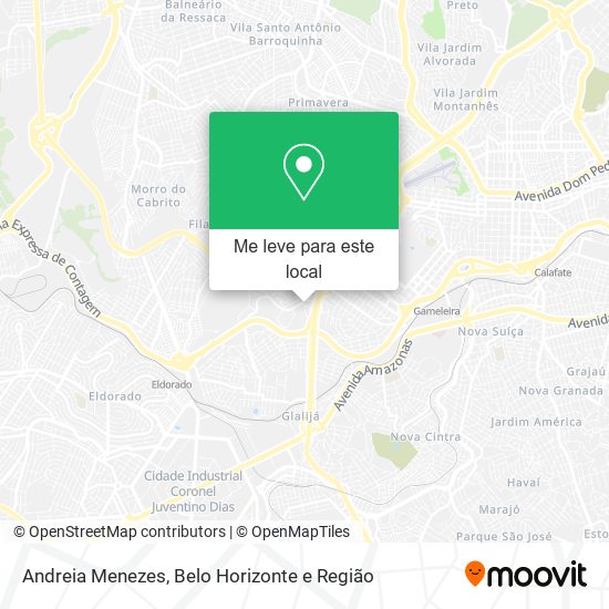 Andreia Menezes mapa