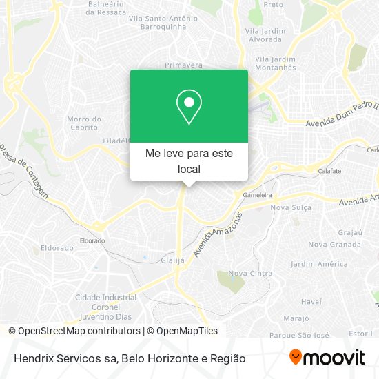 Hendrix Servicos sa mapa