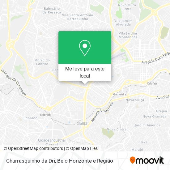 Churrasquinho da Dri mapa