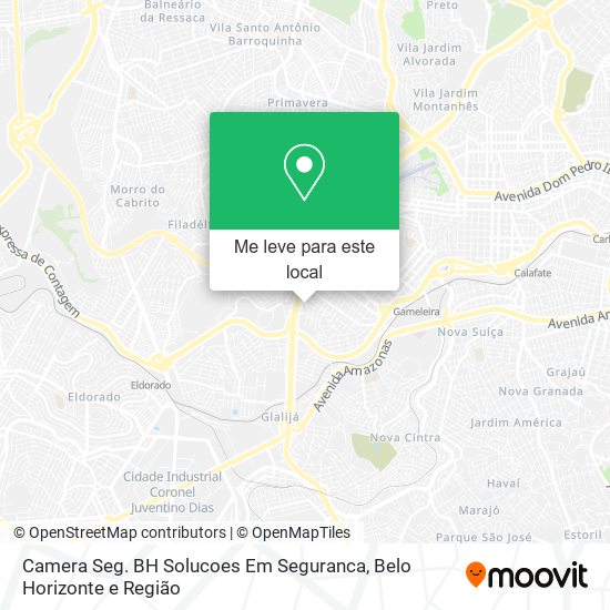 Camera Seg. BH Solucoes Em Seguranca mapa
