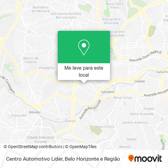 Centro Automotivo Líder mapa