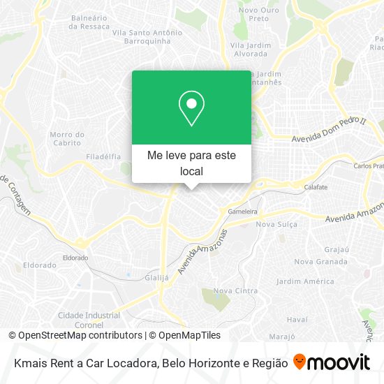 Kmais Rent a Car Locadora mapa
